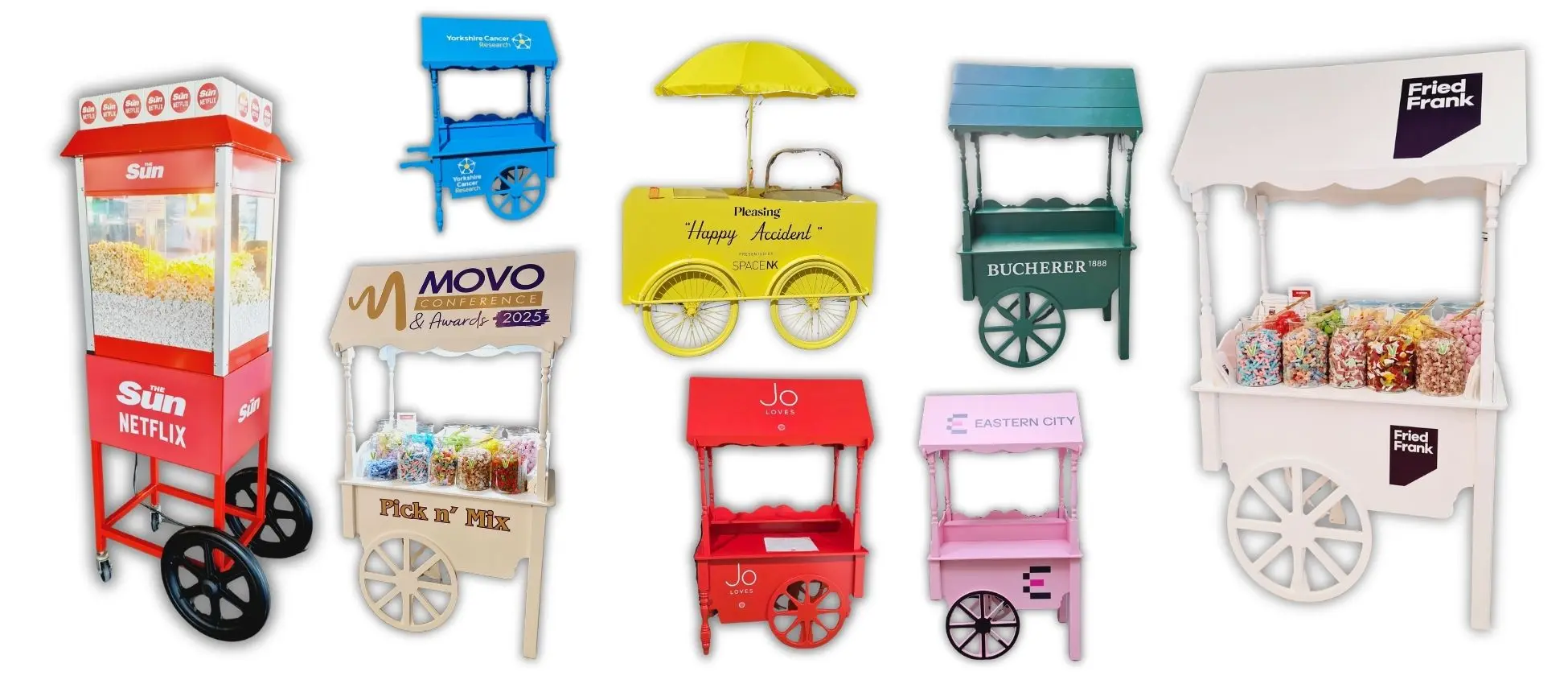 Sweet cart hire